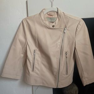 Zara - Light Pink Faux Leather Jacket